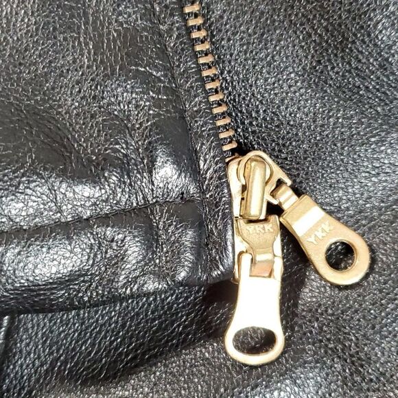 WILSON’S LEATHER Buttery Soft Leather Thinsulate Car‎ Coat Jacket Black Medium - Picture 13 of 15